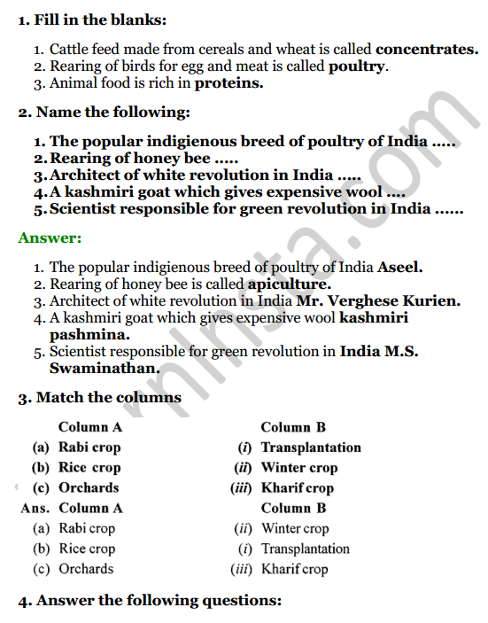 Selina Concise Biology Class 8 ICSE Solutions Chapter 9 Food Production 3