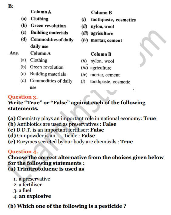 Selina Concise Chemistry Class 6 ICSE Solutions Chapter 1 Introduction to Chemistry 7