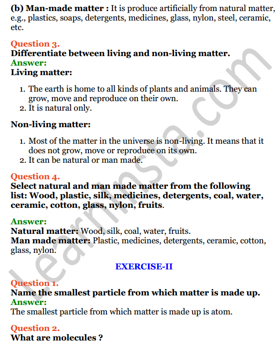 Selina Concise Chemistry Class 6 ICSE Solutions Chapter 3 Matter 2
