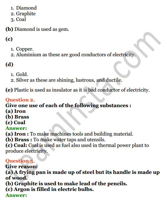 Selina Concise Chemistry Class 6 ICSE Solutions Chapter 4 Elements, Compounds, Symbols And Formulae 10