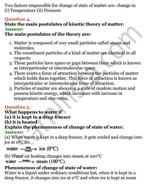 Selina Concise Chemistry Class 8 ICSE Solutions Chapter 1 Matter 2