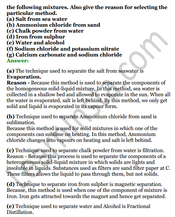 Selina Concise Chemistry Class 8 ICSE Solutions Chapter 3 Elements, Compounds and Mixtures 5