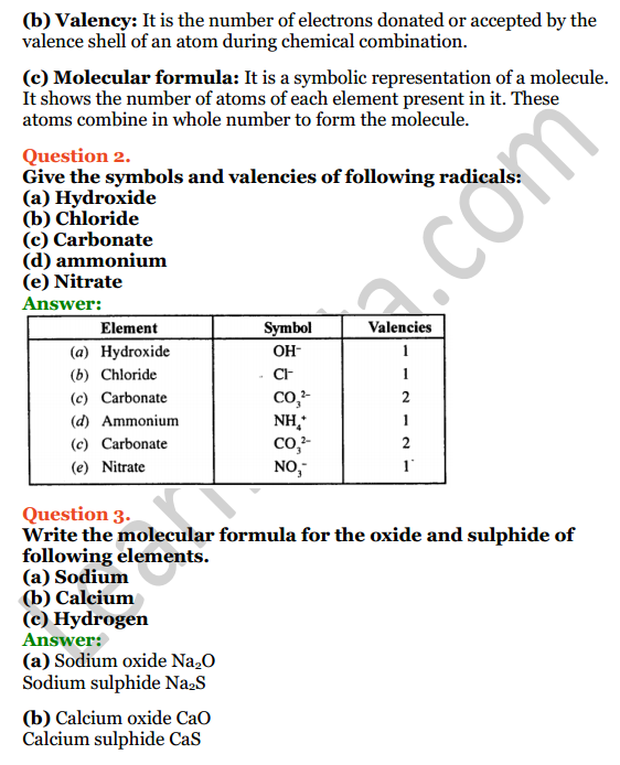 Selina Concise Chemistry Class 8 ICSE Solutions Chapter 5 Language of Chemistry 4