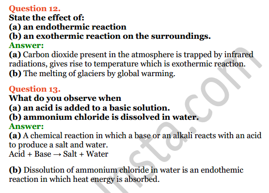 Selina Concise Chemistry Class 8 ICSE Solutions Chapter 6 Chemical Reactions 16