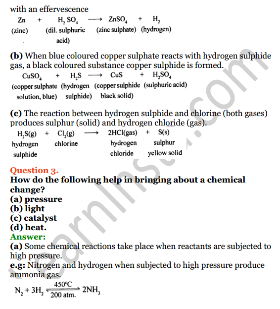 Selina Concise Chemistry Class 8 ICSE Solutions Chapter 6 Chemical Reactions 2