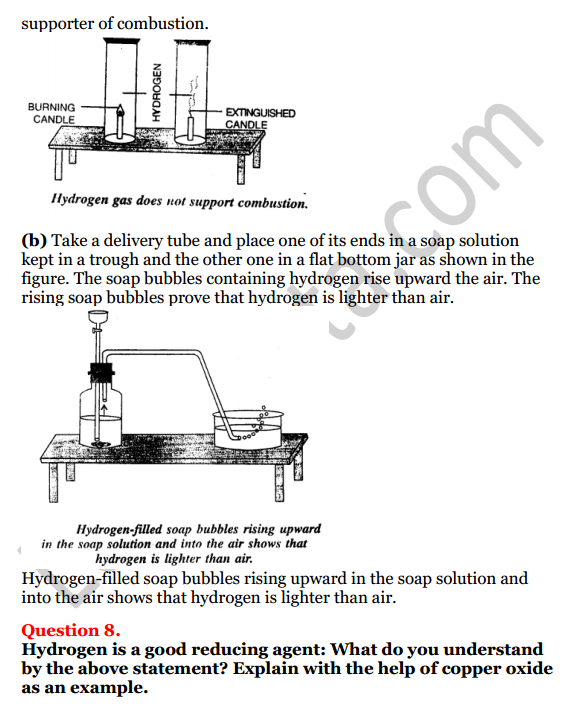 Selina Concise Chemistry Class 8 ICSE Solutions Chapter 7 Hydrogen 5