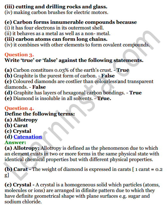 Selina Concise Chemistry Class 8 ICSE Solutions Chapter 9 Carbon and Its Compounds 2