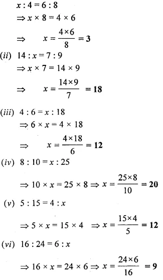 Selina Concise Mathematics Class 6 ICSE Solutions Chapter 12 Proportion 3