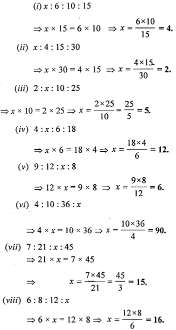Selina Concise Mathematics Class 6 ICSE Solutions Chapter 12 Proportion 4
