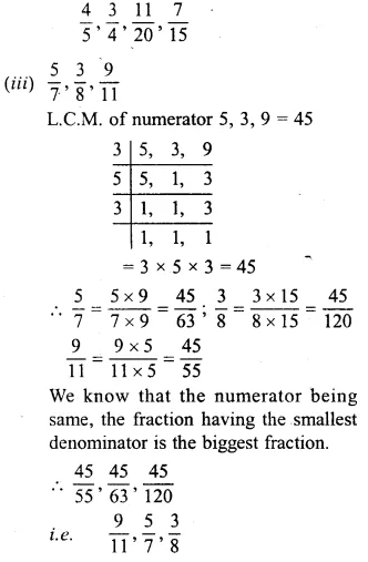 Selina Concise Mathematics Class 6 ICSE Solutions Chapter 14 Fractions Ex 14B 14