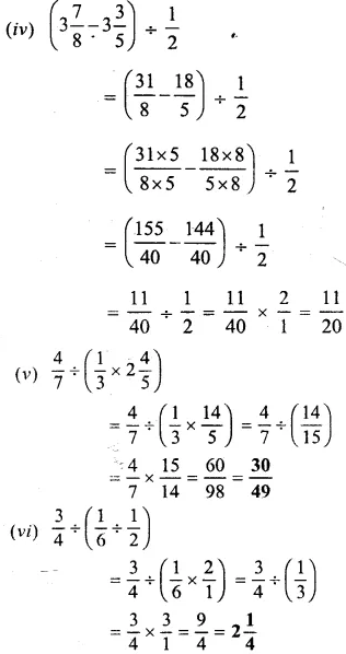Selina Concise Mathematics Class 6 ICSE Solutions Chapter 14 Fractions Ex 14D 36