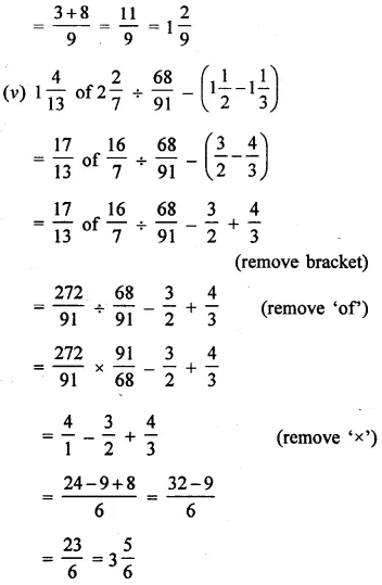 Selina Concise Mathematics Class 6 ICSE Solutions Chapter 14 Fractions Revision Ex 58