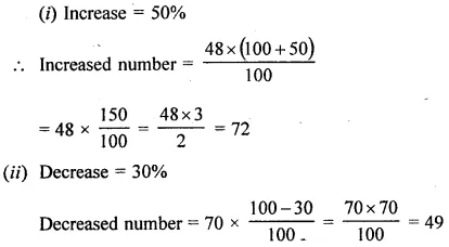 Selina Concise Mathematics Class 6 ICSE Solutions Chapter 16 Percent (Percentage) Revision Ex 45