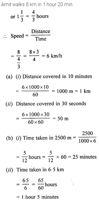 Selina Concise Mathematics Class 6 ICSE Solutions Chapter 17 Idea of Speed, Distance and Time Ex 17B 14