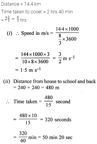 Selina Concise Mathematics Class 6 ICSE Solutions Chapter 17 Idea of Speed, Distance and Time Ex 17B 20
