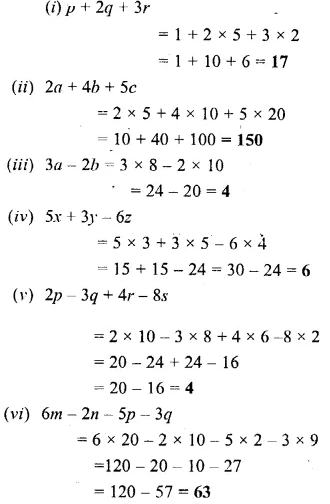 Selina Concise Mathematics Class 6 ICSE Solutions Chapter 20 Substitution Ex 20A 2