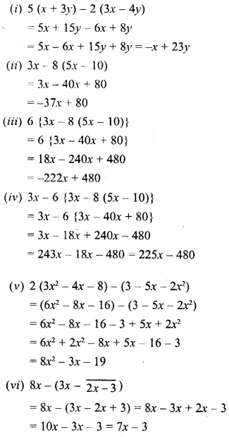 Selina Concise Mathematics Class 6 ICSE Solutions Chapter 20 Substitution Revision Ex 27