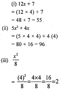Selina Concise Mathematics Class 6 ICSE Solutions Chapter 21 Framing Algebraic Expressions 6