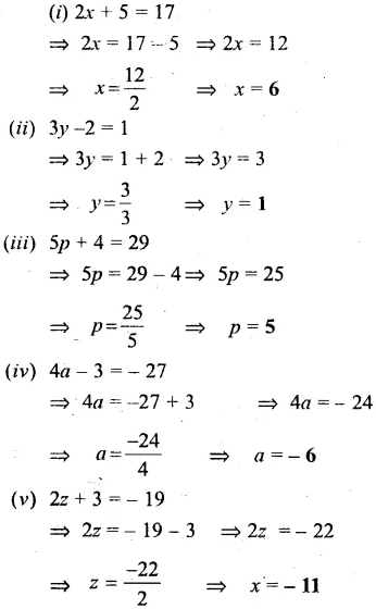 Selina Concise Mathematics Class 6 ICSE Solutions Chapter 22 Simple (Linear) Equations Ex 22B 12