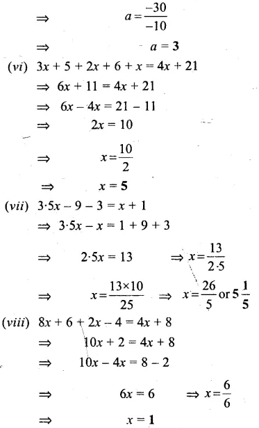 Selina Concise Mathematics Class 6 ICSE Solutions Chapter 22 Simple (Linear) Equations Ex 22B 17