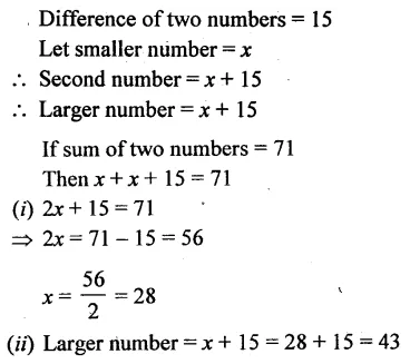 Selina Concise Mathematics Class 6 ICSE Solutions Chapter 22 Simple (Linear) Equations Ex 22D 62