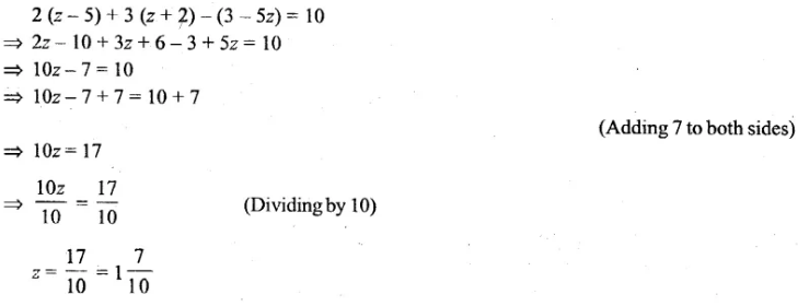 Selina Concise Mathematics Class 6 ICSE Solutions Chapter 22 Simple (Linear) Equations Rev Ex 101