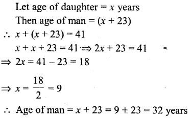 Selina Concise Mathematics Class 6 ICSE Solutions Chapter 22 Simple (Linear) Equations Rev Ex 105