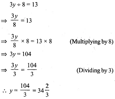 Selina Concise Mathematics Class 6 ICSE Solutions Chapter 22 Simple (Linear) Equations Rev Ex 71