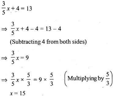 Selina Concise Mathematics Class 6 ICSE Solutions Chapter 22 Simple (Linear) Equations Rev Ex 73
