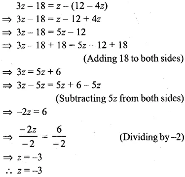 Selina Concise Mathematics Class 6 ICSE Solutions Chapter 22 Simple (Linear) Equations Rev Ex 92