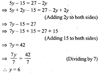 Selina Concise Mathematics Class 6 ICSE Solutions Chapter 22 Simple (Linear) Equations Rev Ex 97