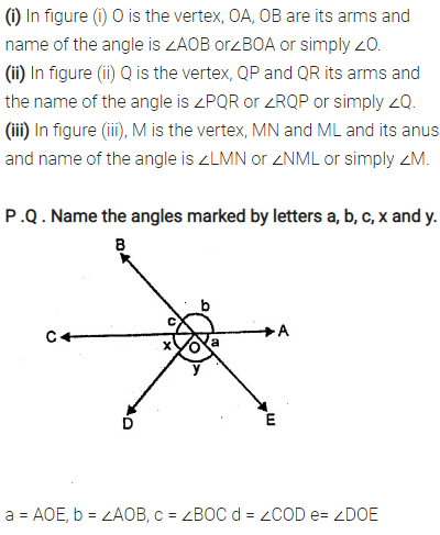 Selina Concise Mathematics Class 6 ICSE Solutions Chapter 24 Angles Ex 24A 1