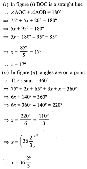 Selina Concise Mathematics Class 6 ICSE Solutions Chapter 24 Angles Revision Ex 25