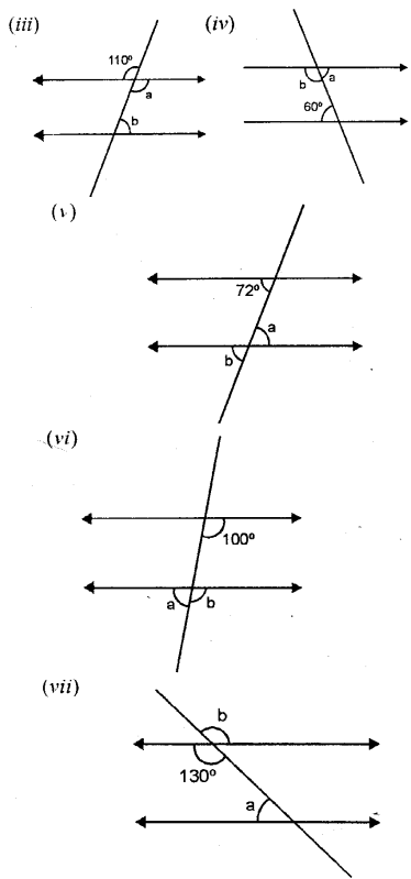 Selina Concise Mathematics Class 6 ICSE Solutions Chapter 25 Properties of Angles and Lines Ex 25B Q2.1