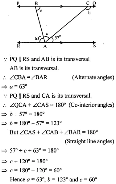 Selina Concise Mathematics Class 6 ICSE Solutions Chapter 25 Properties of Angles and Lines Rev Ex 38