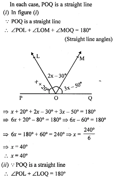 Selina Concise Mathematics Class 6 ICSE Solutions Chapter 25 Properties of Angles and Lines Rev Ex 42
