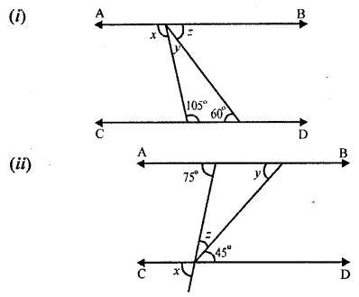 Selina Concise Mathematics Class 6 ICSE Solutions Chapter 25 Properties of Angles and Lines Revision Ex Q1