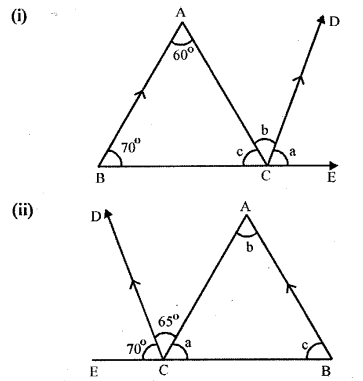 Selina Concise Mathematics Class 6 ICSE Solutions Chapter 25 Properties of Angles and Lines Revision Ex Q2
