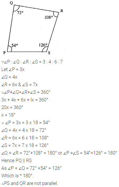 Selina Concise Mathematics Class 6 ICSE Solutions Chapter 27 Quadrilateral Ex 27A 10