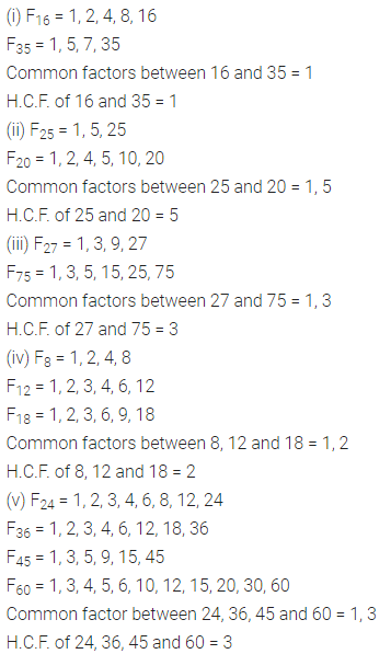 Selina Concise Mathematics Class 6 ICSE Solutions Chapter 8 HCF and LCM 6