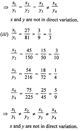 Selina Concise Mathematics Class 8 ICSE Solutions Chapter 10 Direct and Inverse Variations Ex 10A 2