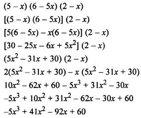 Selina Concise Mathematics Class 8 ICSE Solutions Chapter 11 Algebraic Expressions (Including Operations on Algebraic Expressions) Ex 11C 43