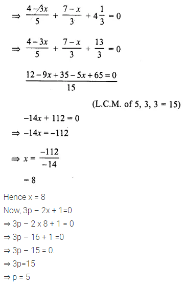 Selina Concise Mathematics Class 8 ICSE Solutions Chapter 14 Linear Equations in one Variable (With Problems Based on Linear equations) Ex 14A 26