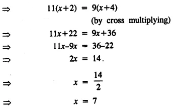 Selina Concise Mathematics Class 8 ICSE Solutions Chapter 14 Linear Equations in one Variable (With Problems Based on Linear equations) Ex 14A 6