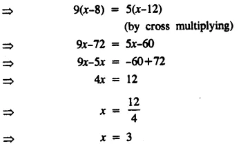 Selina Concise Mathematics Class 8 ICSE Solutions Chapter 14 Linear Equations in one Variable (With Problems Based on Linear equations) Ex 14A 7