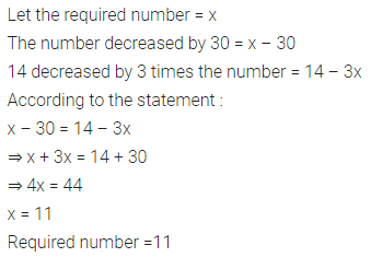 Selina Concise Mathematics Class 8 ICSE Solutions Chapter 14 Linear Equations in one Variable (With Problems Based on Linear equations) Ex 14B 34