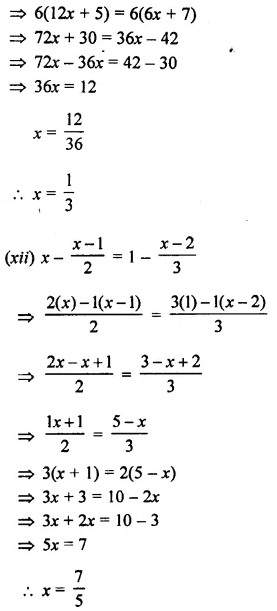 Selina Concise Mathematics Class 8 ICSE Solutions Chapter 14 Linear Equations in one Variable (With Problems Based on Linear equations) Ex 14C 60