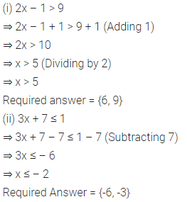 Selina Concise Mathematics Class 8 ICSE Solutions Chapter 15 Linear Inequations (Including Number Lines) Ex 15A 2