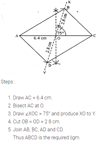 Selina Concise Mathematics Class 8 ICSE Solutions Chapter 18 Constructions (Using ruler and compass only) Ex 18D 39