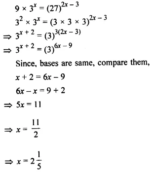 Selina Concise Mathematics Class 8 ICSE Solutions Chapter 2 Exponents (Powers) EX 2A 7
